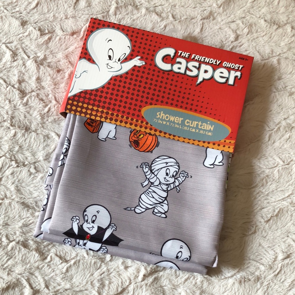 CASPER The Friendly Ghost HALLOWEEN Shower Curtain
